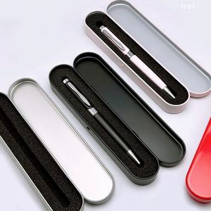 Expédition rapide : Boîte à outils en métal à couvercle rabattable pour aiguilles anti-acné et extracteurs de points noirs, avec insert en éponge, pour l'école et le bureau - Product Image 1