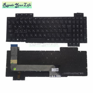 Teclado japonés con retroiluminación para ordenador portátil, teclado con retroiluminación para <span class=keywords><strong>Asus</strong></span> ROG Strix GL503 <span class=keywords><strong>GL703VM</strong></span> GL503VD GL503VM GL503GE, Gaming, AEBKLJ00020 V170146DJ - Product Image 6
