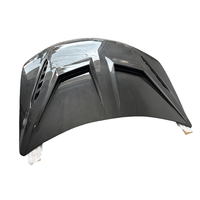 Capot en fibre de carbone sèche style 1016 noir pour Urus S 2024-2025, neuf, avec évents et capot moteur