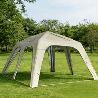 Tente de camping gonflable automatique d'extérieur, pare-soleil, portable, gazebo à air, imperméable, grand espace, abri de plage
