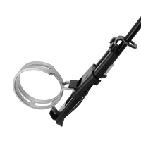 Ensemble de 3 outils de démontage de pinces à ressort, pinces à ressort à tête plate incurvée en acier avec pince à fil, kit d'outils de réparation de tuyaux d'eau et de voiture