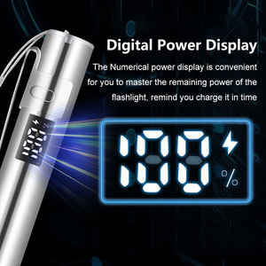 Lampe de poche médicale <span class=keywords><strong>USB</strong></span> lumière blanche <span class=keywords><strong>LED</strong></span> infirmière lampe-stylo jauge d'élève règle de division stylo lumière infirmière médecin yeux examen ORL - Product Image 3