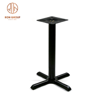Pieds de Table à manger en fonte, en gros, noir mat, Tube rond, pieds de bureau, pieds de Table basse