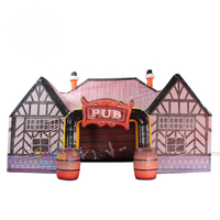 Barre d'affichage gonflable de haute qualité, Portable, cabine pour événement, avec palmier