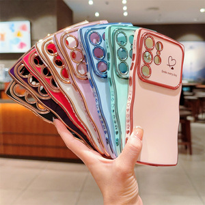Cover Posteriore in TPU con Cornice Ondulata Elettroplaccata, Custodia Monocolore Antiurto per <span class=keywords><strong>Samsung</strong></span> S26 25 24 Ultra S26 Edge 25 24 Plus - Product Image 2