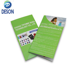 Brochure <span class=keywords><strong>de</strong></span> l'industrie médicale Deson avec finition mate brillante UV, impression offset, instructions, livret recyclé, construction pliable - Product Image 2