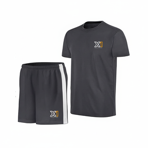 Ensembles d'uniformes de tennis respirants sur mesure de haute qualité avec évacuation de l'humidité et impression personnalisée du nom et du logo de l'équipe anti-UV - Product Image 1