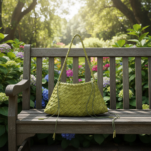 Handmade <strong>Woven</strong> <strong>Bag</strong>, Fashionable and Retro <strong>Tote</strong> Basket <strong>Bag</strong>, Versatile Crossbody and Shoulder <strong>Bag</strong> - Product Image 6