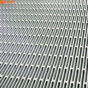 Panneaux de tôles perforées en acier inoxydable sur mesure, hexagonales/rondes/carrées/à fentes/allongées - Product Image 2