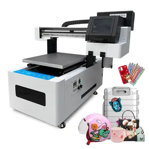 Adesivos de transferência udefine, impressora automática 4050 a2 uv dtf para máquina de impressão de celular com função de limpeza automática
