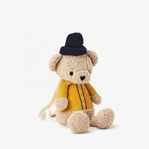 Zaino a Doppia Spalla Orsetto Teddy in Peluche, Borsa Imbottita a Forma di Orso Cartoon di Moschino - Product Image 1