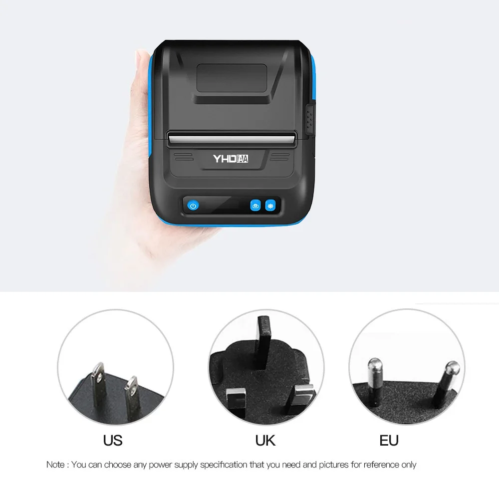 80mm Thermal receipt printer with Blue Tooth Wireless portable thermal printer.