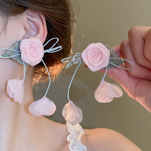 Pendientes de Moda con Flores Exquisitas, Varios Modelos, Venta Caliente 2026, Joyería de Moda para Mujer, Venta al Por Mayor - Product Image 2