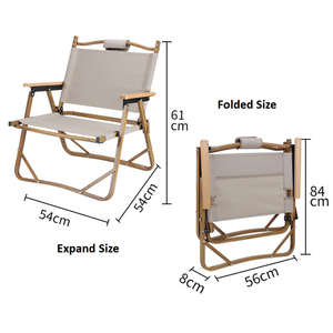 Chaise de pêche pliante de luxe avec sac de transport, chaise de camping portable en aluminium, chaise de plage, chaise de loisirs d'extérieur - Product Image 3