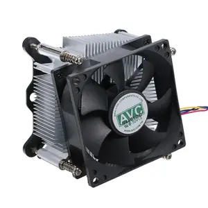 CPU Cooler Heatpipe Fans Quiet Heatsink Radiator Supports Intel 1155 1150 1151 PWM Speed Control Thermostat 12V 1.05A for Comput
