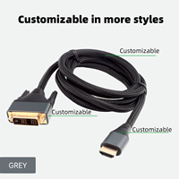 WISTAR China Guter Preis OEM 1,5M 60Hz HDMI zu DVI Kabel Bidirektional Stecker zu Stecker für Monitor und DVD-Player