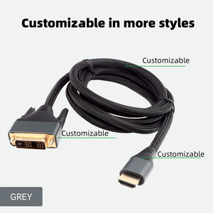 WISTAR - Cable HDMI a DVI Bidireccional Macho a Macho de 1.5M y 60Hz, de Buena Calidad y <span class=keywords><strong>Precio</strong></span> OEM en China, para Monitor y <span class=keywords><strong>Reproductor</strong></span> de DVD - Product Image 2