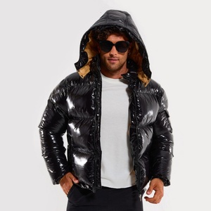 Veste matelassée personnalisée avec logo, nouveau design, coton, hiver, rembourrage en duvet, polyester, veste d'extérieur pour homme - Product Image 5