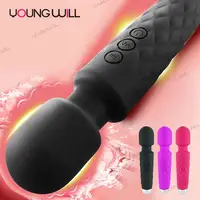 2021 güçlü AV vibratör değnek vajina klitoris stimülatörü vibratörler G Spot Masturbator AV vibratör kadınlar için seks oyuncakları