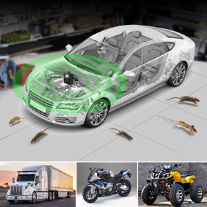 Répulsif à ultrasons pour rongeurs et martres, alimenté par batterie de voiture 12V - Product Image 3