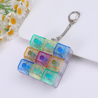 Factory Direct Sales Lighted Nine Key Wholesale High-Transparency Keycaps Decompression Mechanical Keyboard Decompression