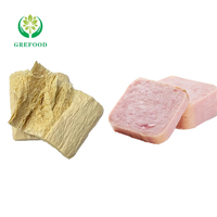 100% sayuran TVP serpihan daging berbasis tanaman lemak rendah daging vegan bertekstur HALAL protein sayuran daging kedelai tingkat hidrasi tinggi