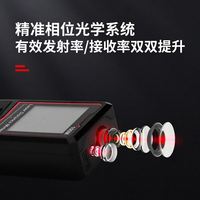 Télémètre laser portable intelligent 100M, télémètre infrarouge, précision au millimètre près, grand écran rétroéclairé pour la mesure