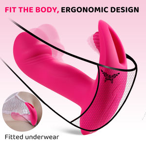 <span class=keywords><strong>Vibrator</strong></span> Dildo yang Dapat Dipakai Stimulator Titik <span class=keywords><strong>G</strong></span> Klitoris Celana Getar Berbentuk Kupu-Kupu Mainan Erotis Mainan Dewasa untuk Wanita - Product Image 6