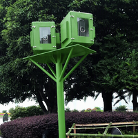 Boîtier de projecteur extérieur sur mesure Shirui résistant aux intempéries avec système de refroidissement, protection anti-poussière, anti-UV et antivol en tôle galvanisée
