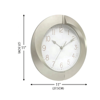 Infinity Time Vente en gros Horloge murale au design moderne et antique de 11 pouces Horloge décorative personnalisée Horloges murales pour bureau à domicile