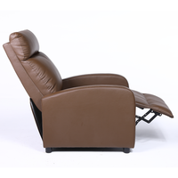 Fauteuil inclinable moderne en cuir PU avec fonction de relaxation, fauteuil d'appoint extensible, salon, cuir synthétique