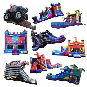 Party Rental Hot Item Combo Inflatable Bounce House Commercial With Blower Kids Bouncy Castle Jumping Outdoor