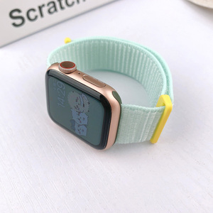 Bracelets de montre en nylon extensible pour <span class=keywords><strong>Apple</strong></span> <span class=keywords><strong>Watch</strong></span> Series 11 10 46mm 42mm SE 3 44mm <span class=keywords><strong>40mm</strong></span> <span class=keywords><strong>Ultra</strong></span> 2 49mm, bracelet sport souple pour femmes - Product Image 5