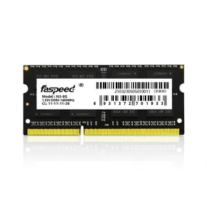 Faspeed Atacado OEM barato 4GB 8GB 16GB 32GB 1600mhz Notebook Memoria Laptop RAM DDR3 8GB