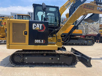 Mini-excavatrice CAT 305.5 de 5,6 tonnes, excavatrice hydraulique sur chenilles avec godet de 0,22 m³ pour la construction