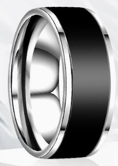 waterproof ring-silver-12 finger-672mm