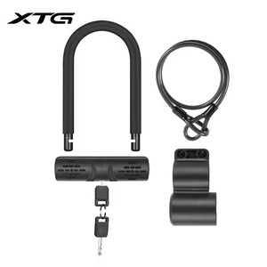 Xunting Clé de sécurité robuste Vélo <span class=keywords><strong>U</strong></span> Lock Moto Scooter électrique Vélo <span class=keywords><strong>Antivol</strong></span> Serrure avec <span class=keywords><strong>support</strong></span> - Product Image 1