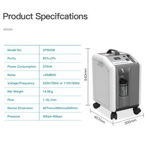 Micitech Aquacultuur Zuurstofconcentrator Dierlijke Zuurstofconcentrator 5 <span class=keywords><strong>Lpm</strong></span> Zuurstofconcentrator - Product Image 6