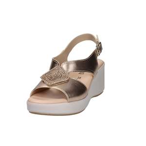 Sandalo con zeppa Cinzia Soft da donna color rame, taglia 38, con tacco platform - Product Image 1