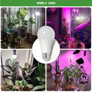 E26 Base Small Home Red Blue To 5000K White Grow Light Bulbs For Indoor Plants Full Spectrum Plant Growth Top Light Lamp