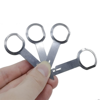 Nouvel arrivage de cadenas de serrurier 4 pièces outils de déverrouillage de mot de passe clés de verrouillage fournitures de serrurier Combo Lock Bypass Tool
