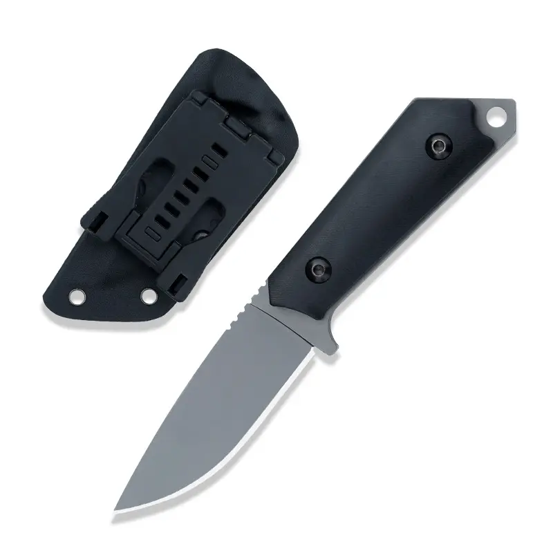 Wholesale Full Tang Knife Hunting Accessories Camping Survival G10 Handle Fixed Blade Hunting Knives With Kydex Sheath