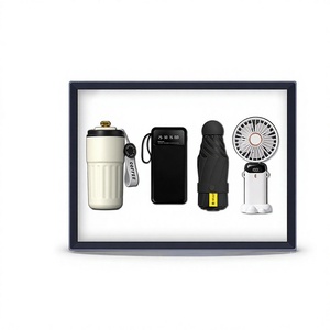Set de Regalo de <span class=keywords><strong>Gadgets</strong></span> Eléctricos para Invitados de Boda, Souvenirs Asiáticos 2027: Taza ZMHQ + Batería Externa + Paraguas + Ventilador de Mano, Superventas 2026 - Product Image 1