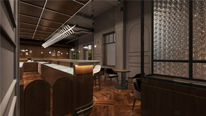 Móveis de <span class=keywords><strong>Bar</strong></span> de Luxo Sob Medida para Restaurantes e Lounges - Balcão de <span class=keywords><strong>Bar</strong></span> em Madeira Premium com Iluminação Ambiente e Assentos Combinando - Product Image 4