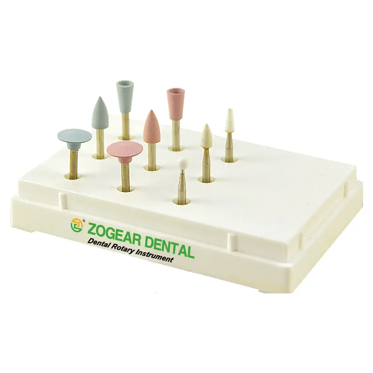 ZOGEAR-kit de pulido compuesto de silicona, para laboratorio Dental, RA0309