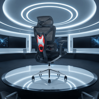 Chaise de bureau ergonomique haut de gamme avec repose-pieds, soutien lombaire confortable, chaise de direction pour grossistes, chaise de gamer