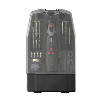 Mini perceuse-meuleuse au lithium KMD522-P49B 7,2 V, 6000-20000 tr/min, 5 vitesses, lumière LED, charge Type-C, bricolage, usage domestique, fabrication