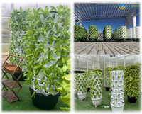 Système de culture verticale hydroponique pour l'agriculture intérieure, tour de culture d'ananas, tour de culture aéroponique