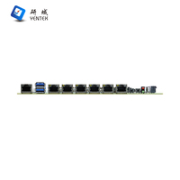 Carte mère industrielle Intel LGA1200 10e 11e génération 2 DDR4 M.2 HD VGA 6 RJ45 LAN Win 10 Linux Pfsense Firewall