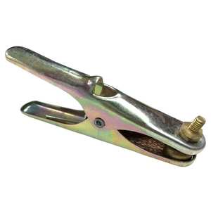 Pince de terre avec shunt tressé en acier et cuivre pour le soudage - Product Image 3